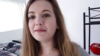 Sweet hottie chick Marrisa Mae fucks deep in her pussy Thumbnail