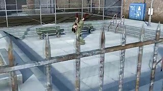 Big titted babe fucked by green HULKs humongus cock Thumbnail